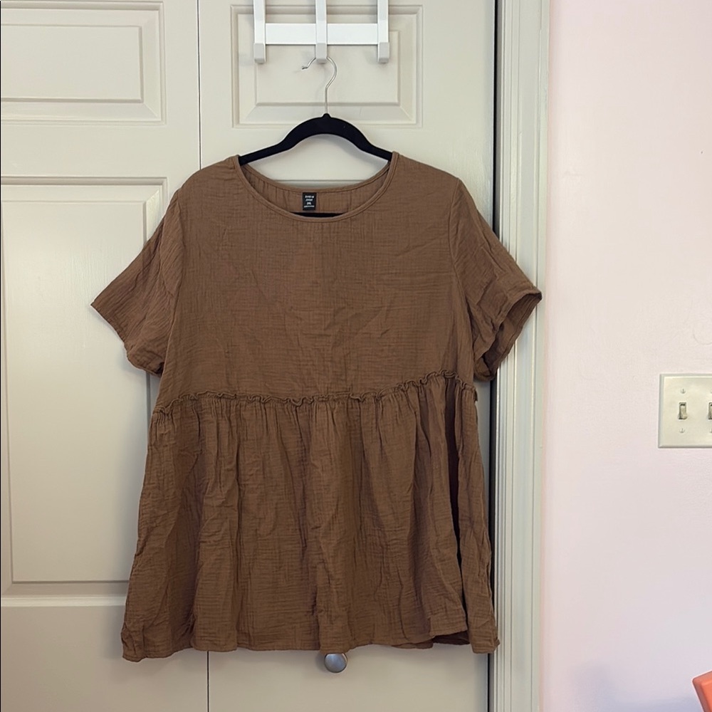 Brown Women's Top